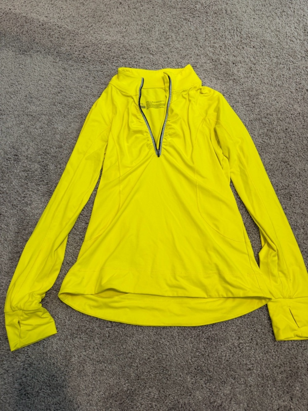 VSX Bright Yellow Half Zip Jacket